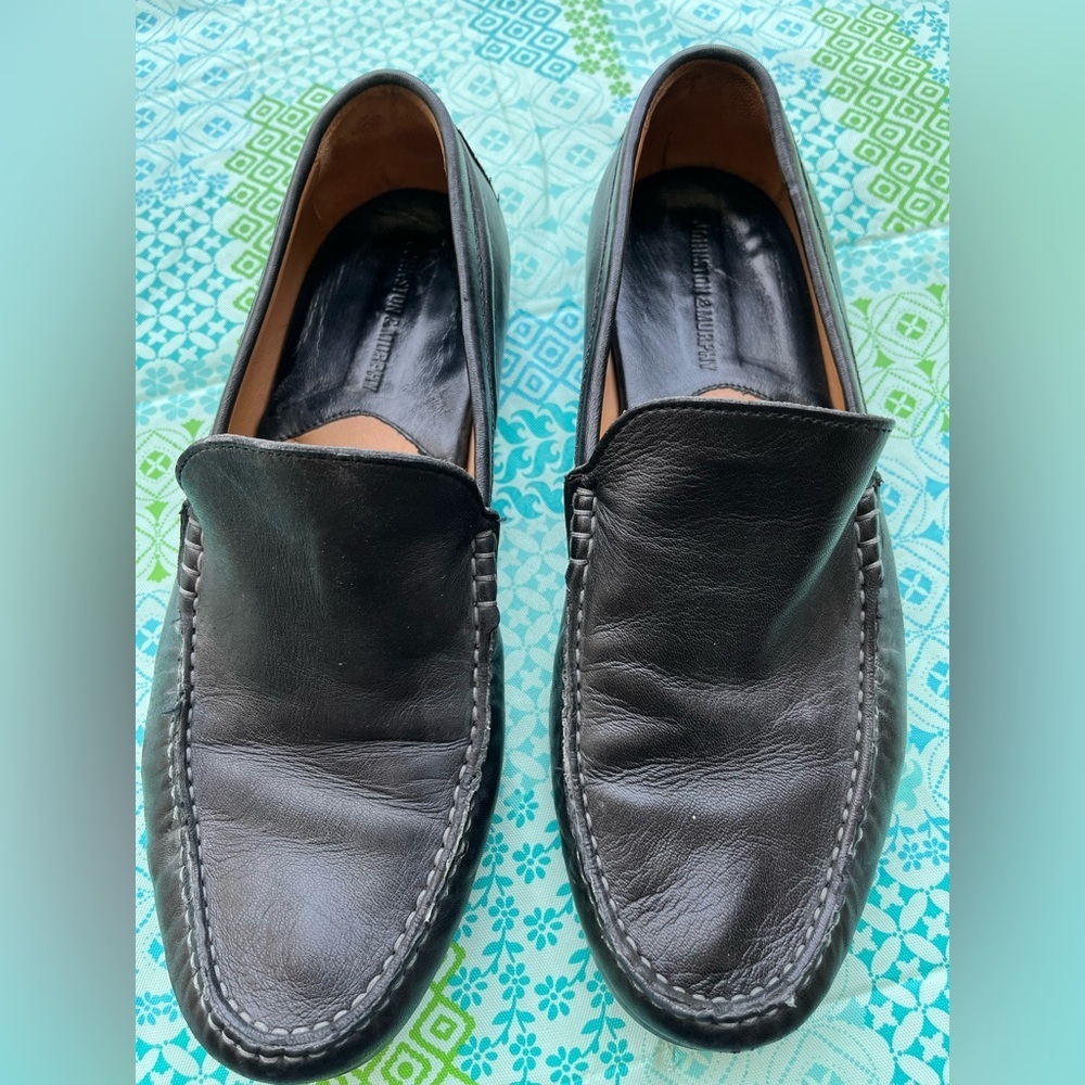 Johnston & Murphy Espresso Leather Slip-Ons